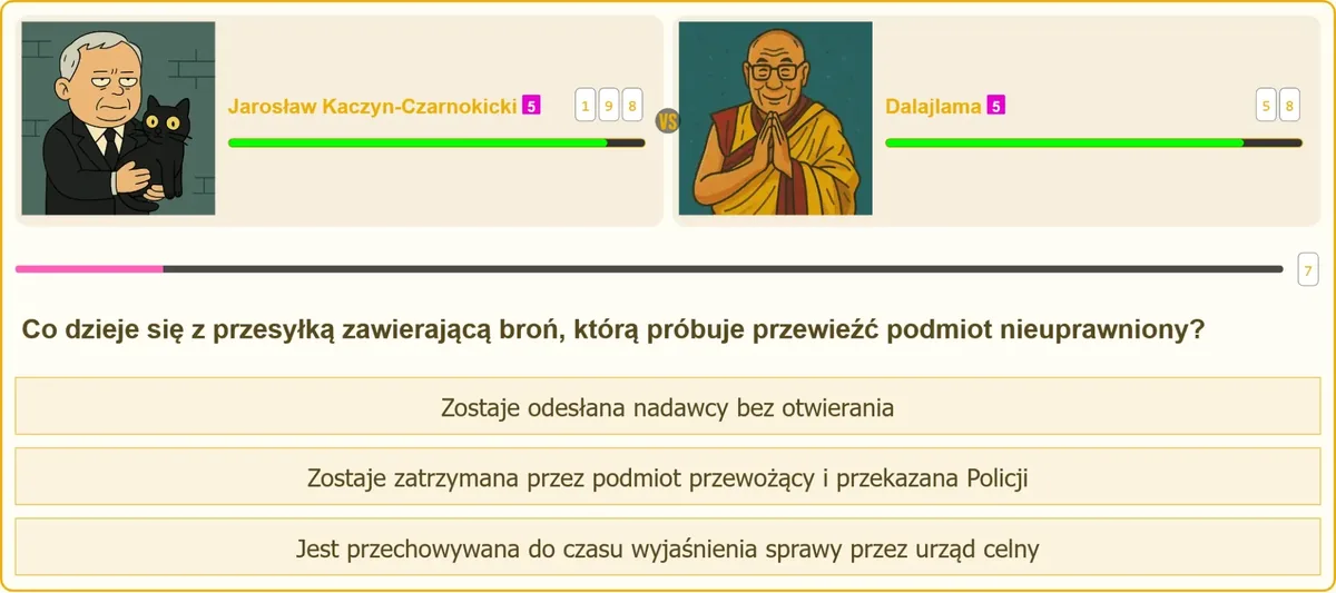 Przesyłka z bronią zatrzymana przez przewoźnika