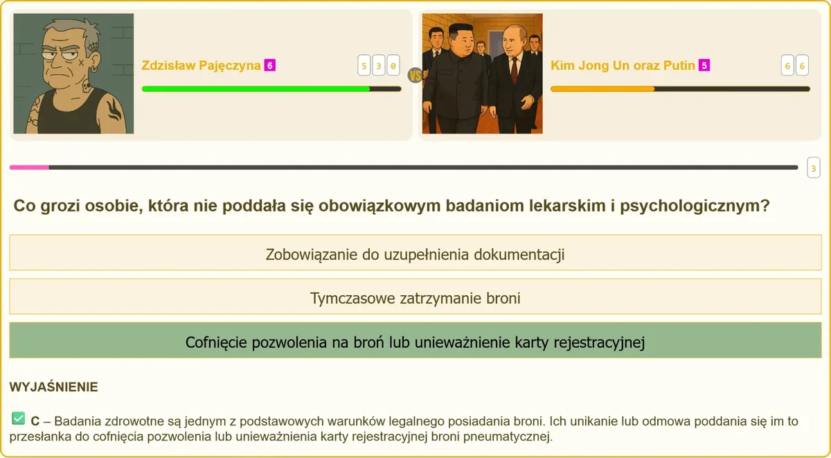Pozwolenie na broń a obowiązkowe badania lekarskie i psychologiczne