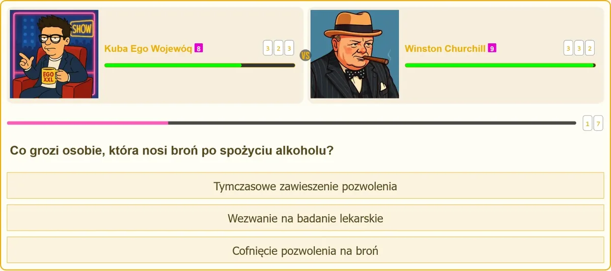 Skutki noszenia broni po alkoholu na egzaminie na patent strzelecki