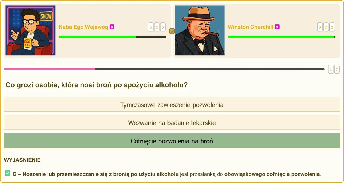 Egzamin na patent strzelecki – konsekwencje noszenia broni po alkoholu