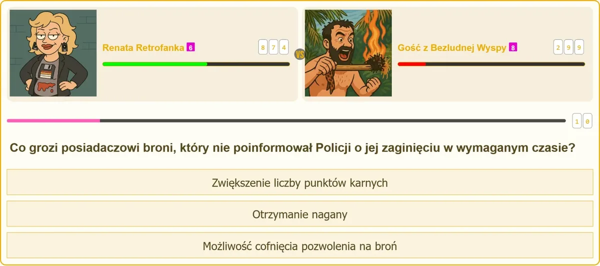 Obowiązek zgłoszenia utraty broni w wymaganym terminie