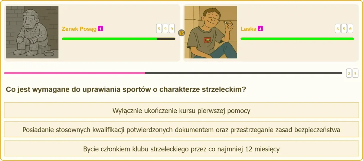 Wymogi formalne do uprawiania sportów strzeleckich