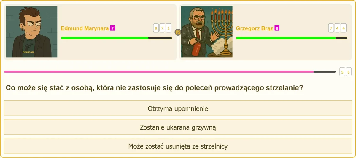 Egzamin na patent strzelecki – polecenia prowadzącego strzelanie