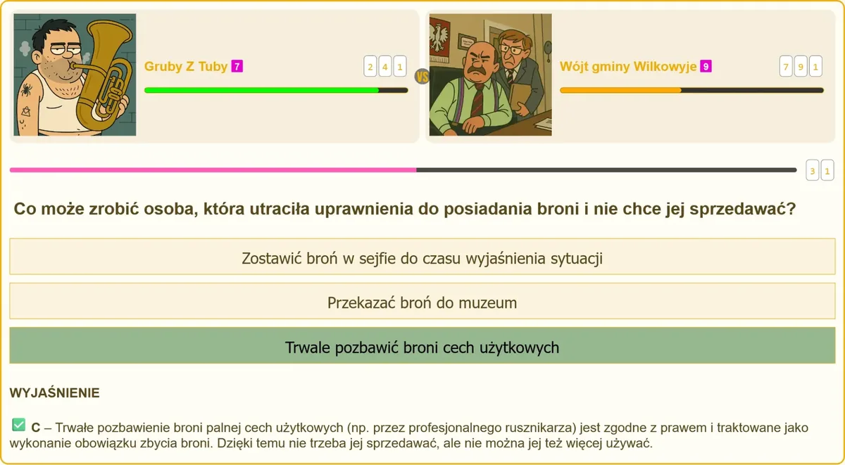 Legalne sposoby postępowania z bronią po utracie uprawnień