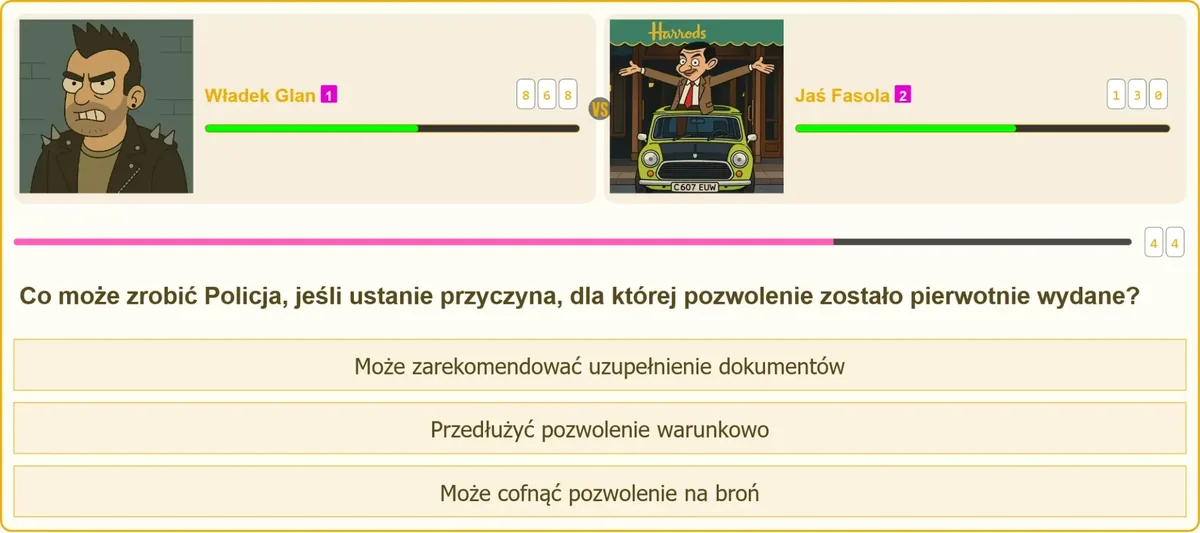 Formularz wniosku o pozwolenie na broń