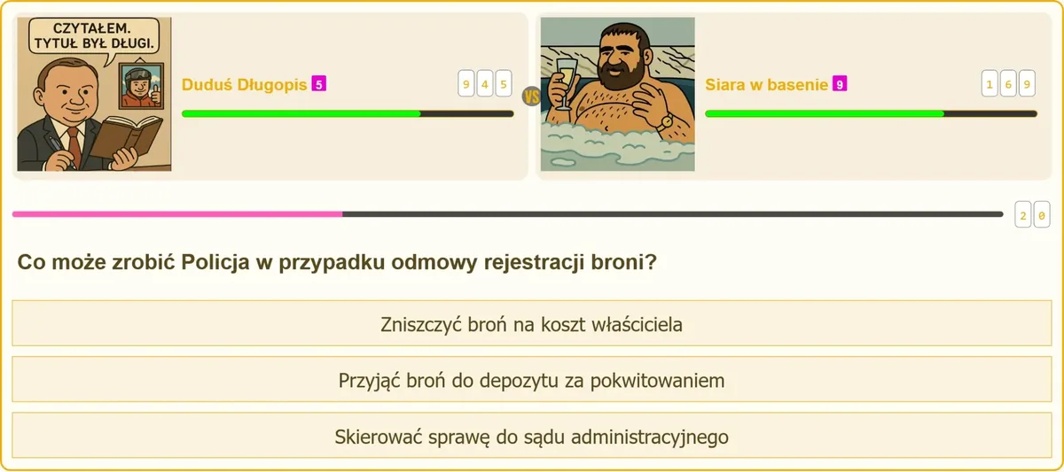 Procedura depozytu broni po odmowie rejestracji