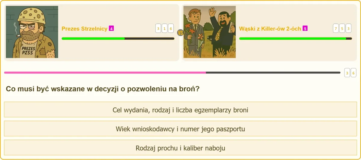 Wymagane elementy decyzji o pozwoleniu na broń