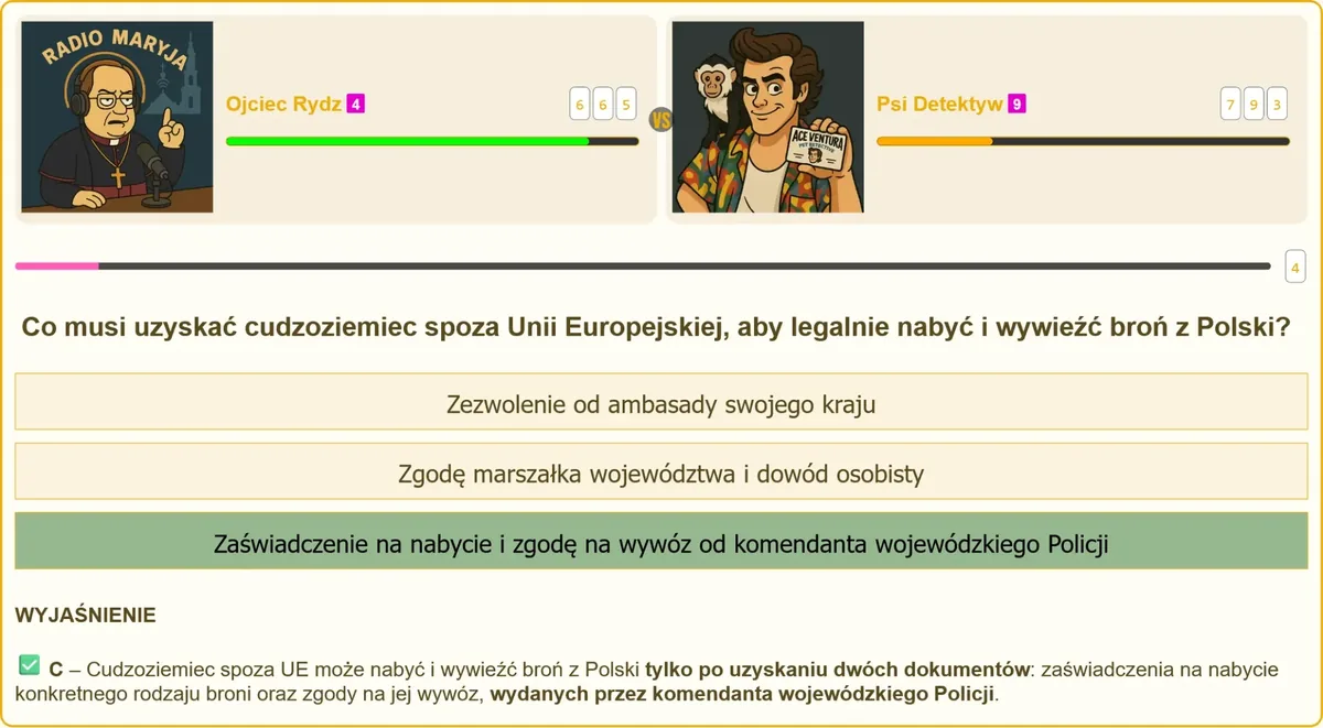 Zasady zakupu broni przez cudzoziemca spoza Unii Europejskiej