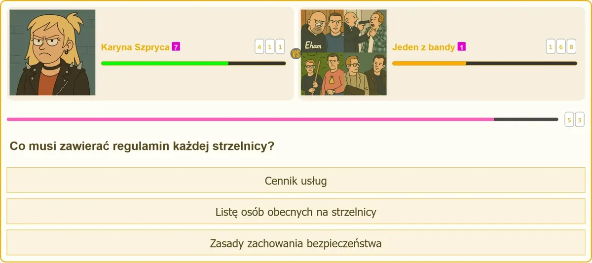 Wymagane elementy regulaminu strzelnicy