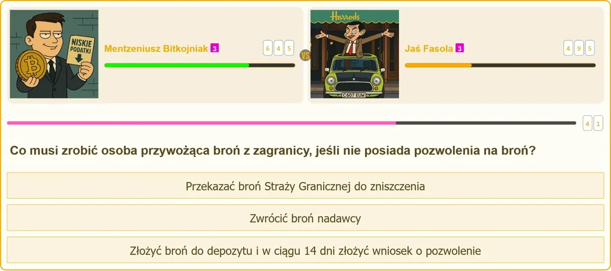 kontrola celna broni przywiezionej z zagranicy bez pozwolenia