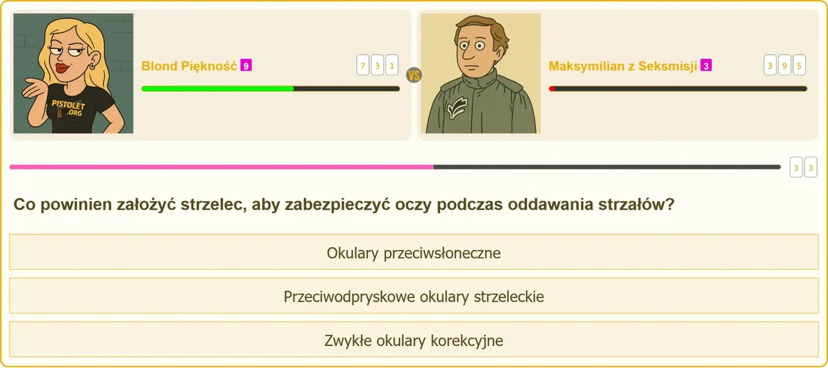 Przeciwodpryskowe okulary strzeleckie chroniące oczy na strzelnicy