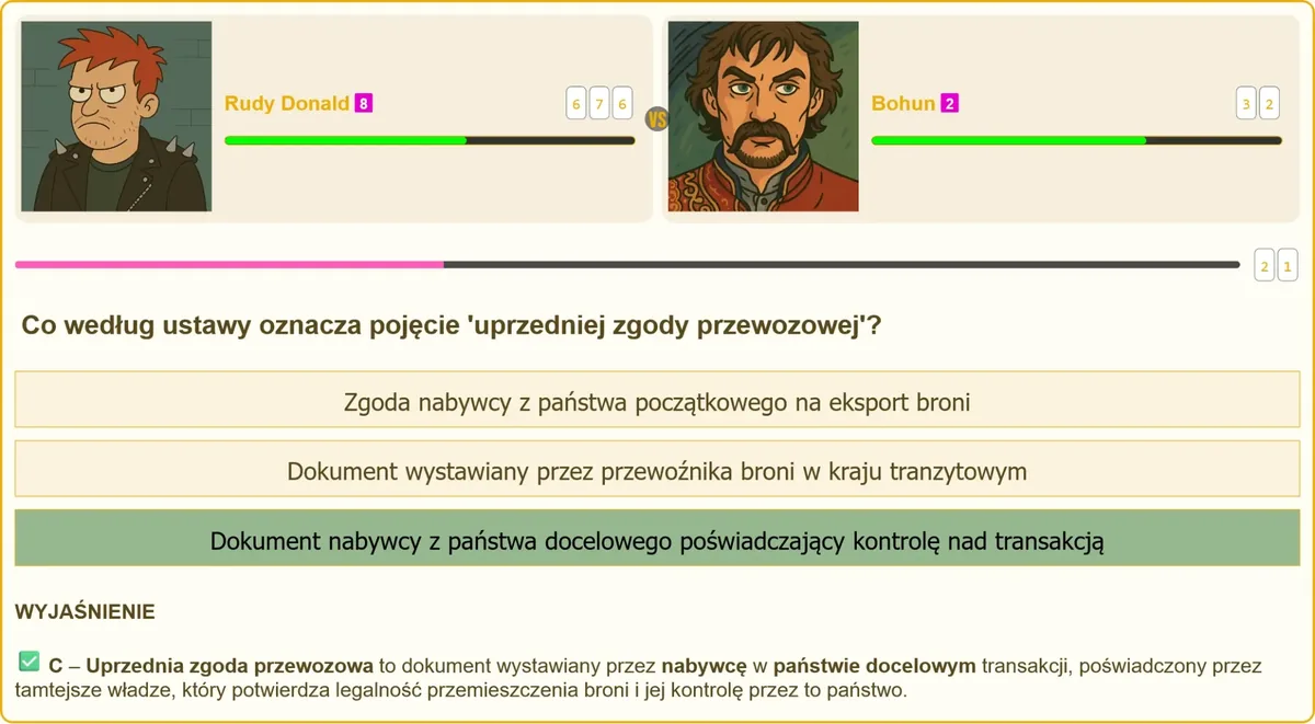 Uprzednia zgoda przewozowa jako warunek legalnego transportu broni