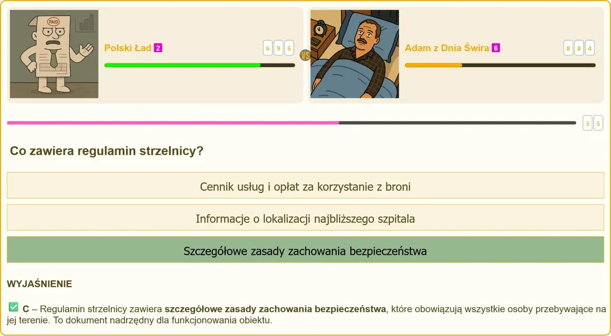 Regulamin strzelnicy i zasady bezpieczeństwa