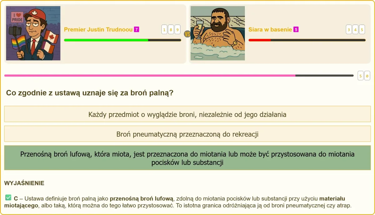 Ustawowa definicja broni palnej w porównaniu z bronią pneumatyczną i atrapami