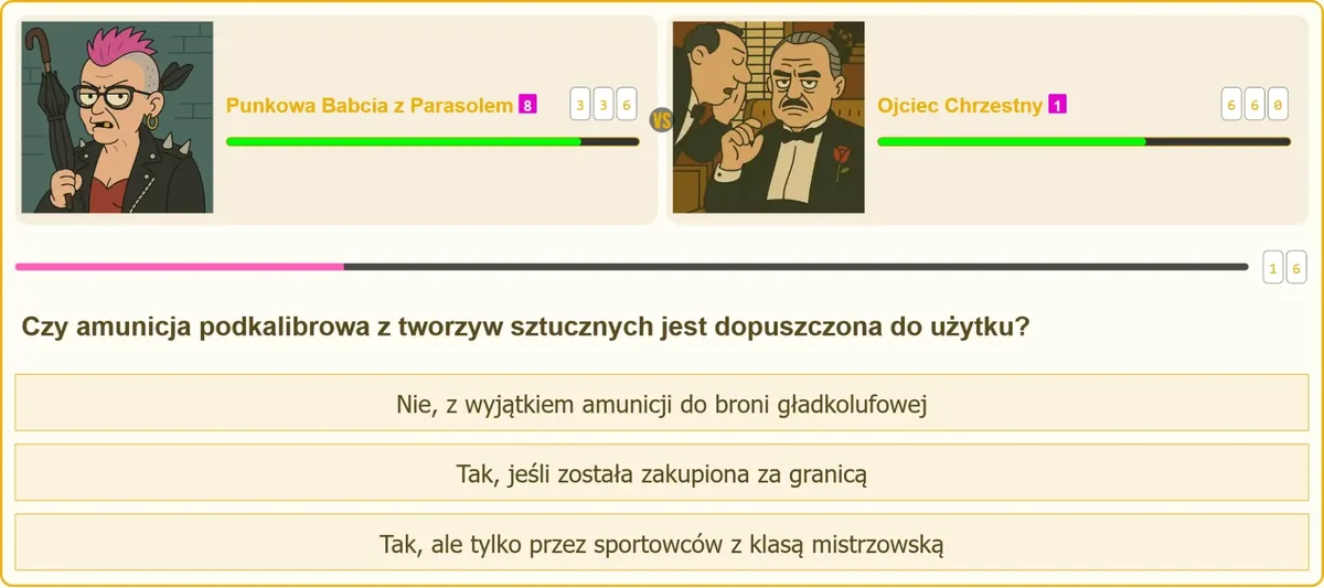 Amunicja podkalibrowa z elementem z tworzywa sztucznego