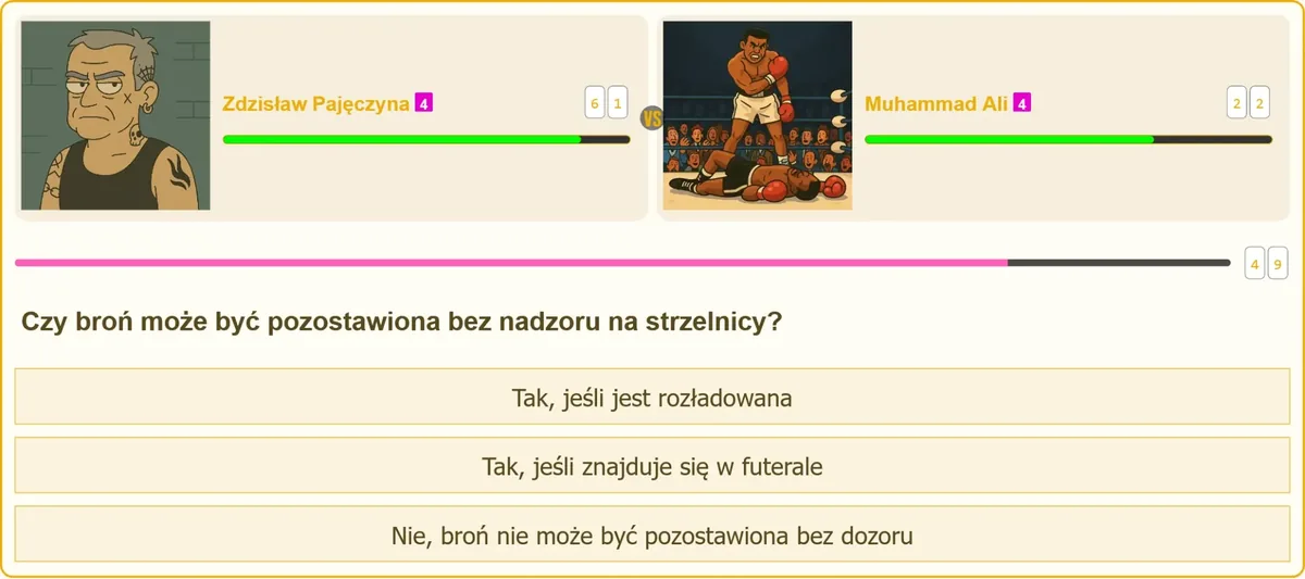 Zasady nadzoru nad bronią na strzelnicy sportowej