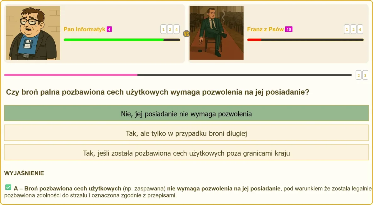 Broń palna pozbawiona cech użytkowych zwolniona z pozwolenia