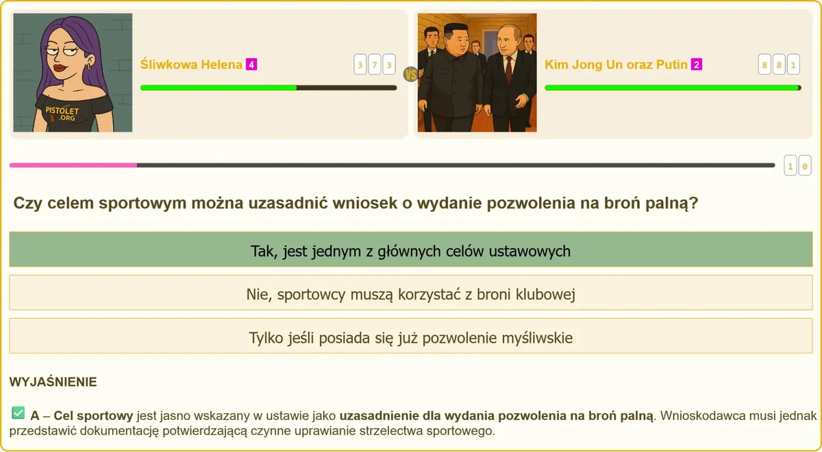 Strzelectwo sportowe jako podstawa do uzyskania pozwolenia na broń