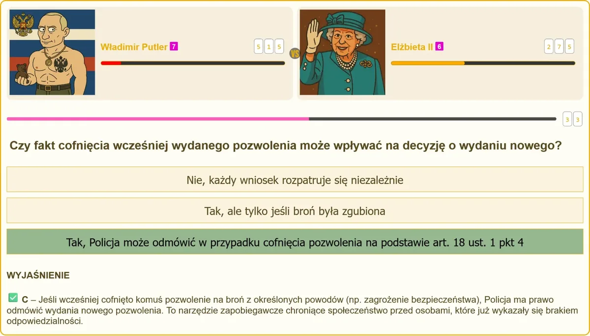 Wpływ cofnięcia wcześniejszego pozwolenia na broń na nowy wniosek