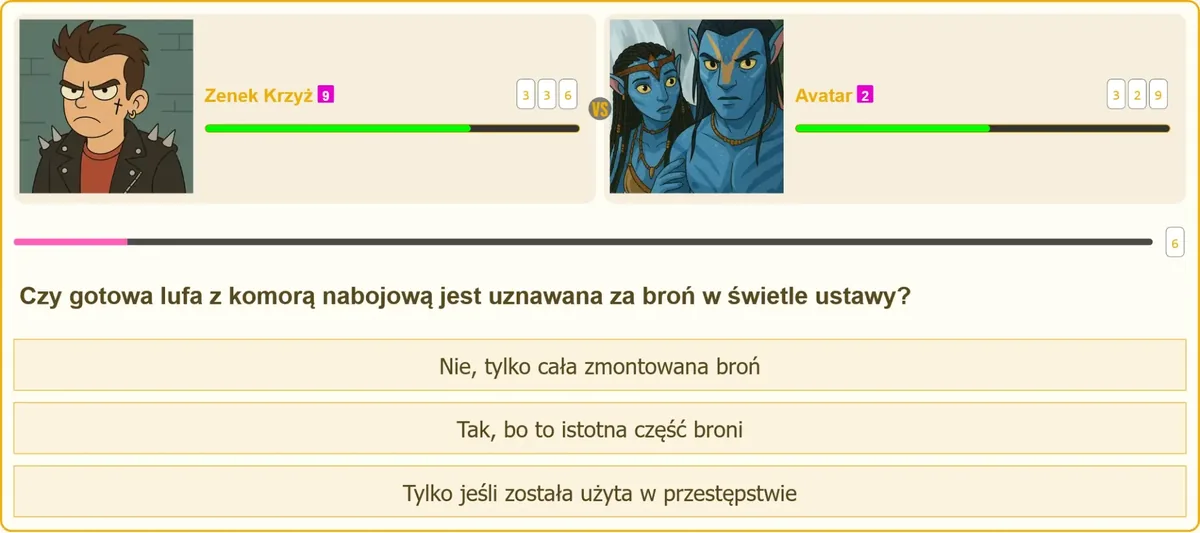 Lufa z komorą nabojową jako istotna część broni palnej