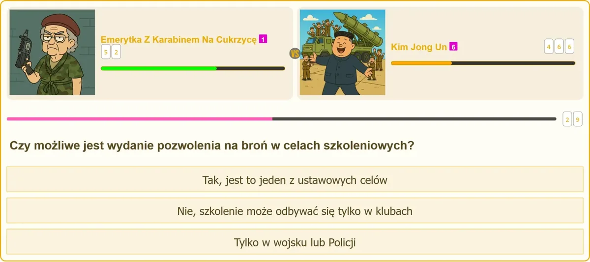 Instruktor strzelectwa prowadzący szkolenie z bronią