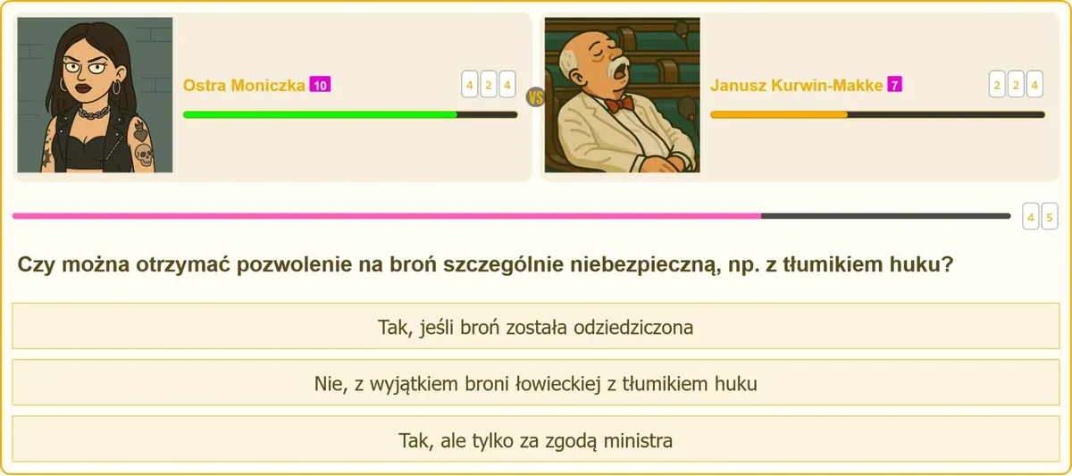 Broń wyposażona w tłumik huku a wymogi pozwolenia