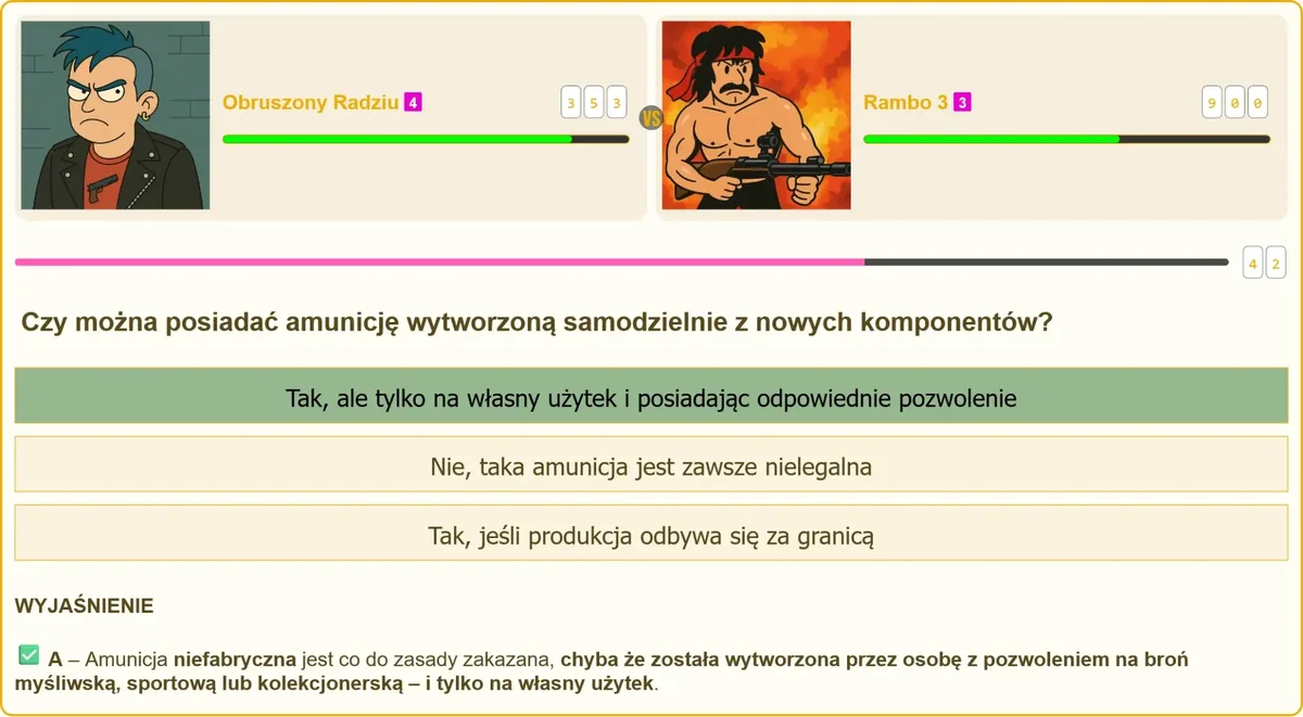 Przygotowanie do egzaminu na patent strzelecki – amunicja niefabryczna