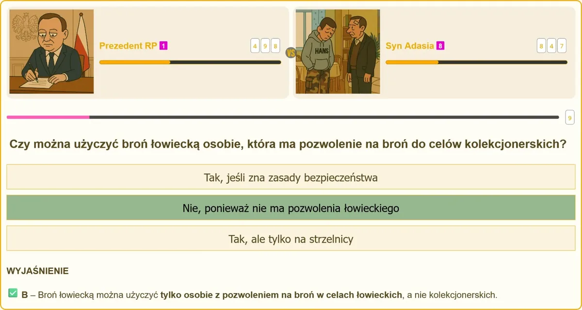 Egzamin na patent strzelecki - pytania i odpowiedzi