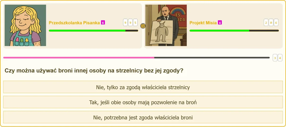 Używanie broni innej osoby na strzelnicy bez zgody właściciela