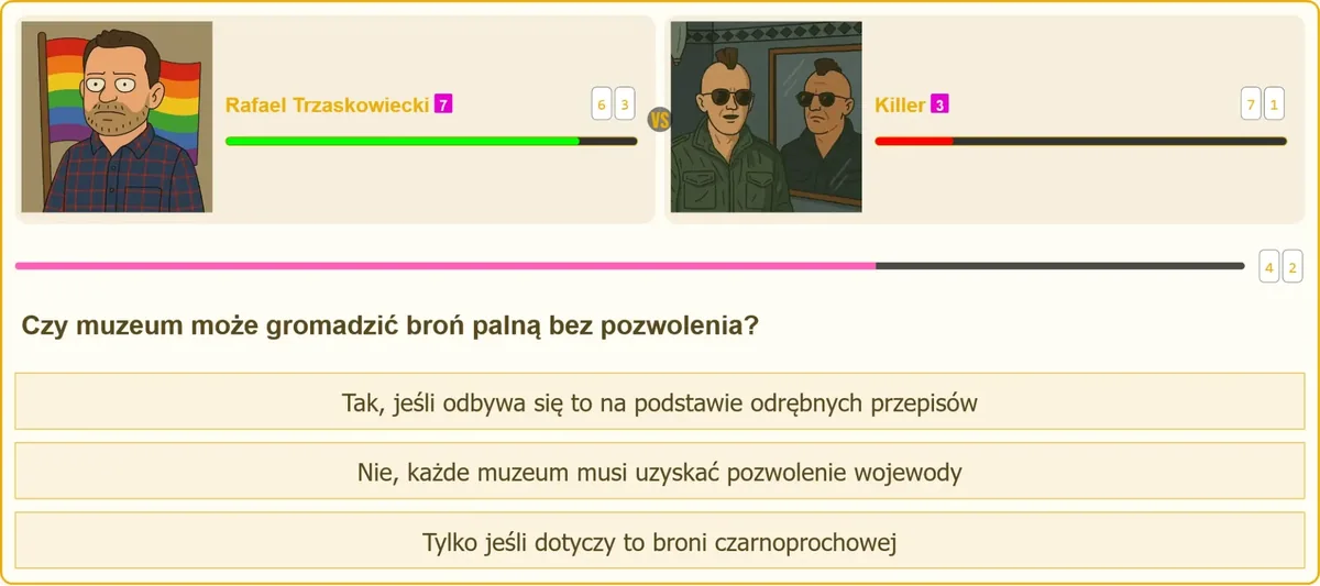 Broń palna w zbiorach muzealnych bez pozwolenia na broń
