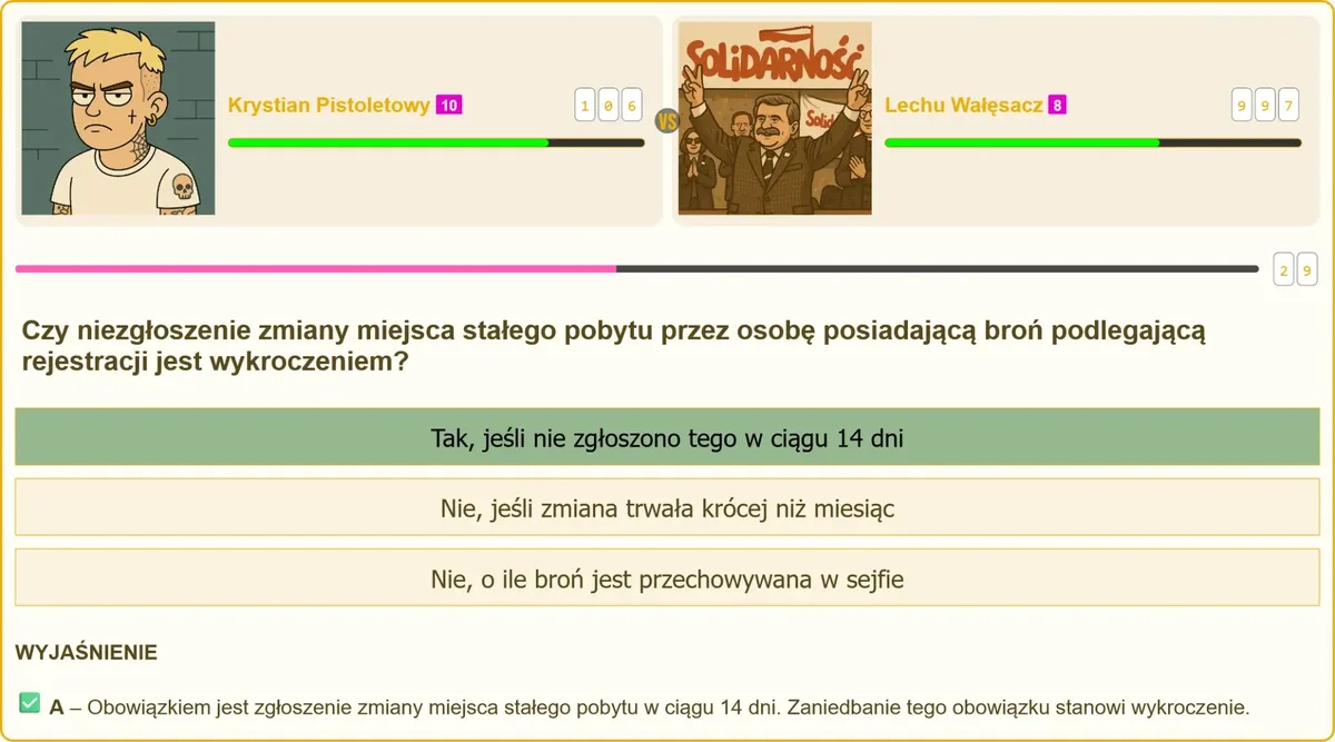 Obowiązek zgłoszenia zmiany miejsca pobytu przez posiadacza broni