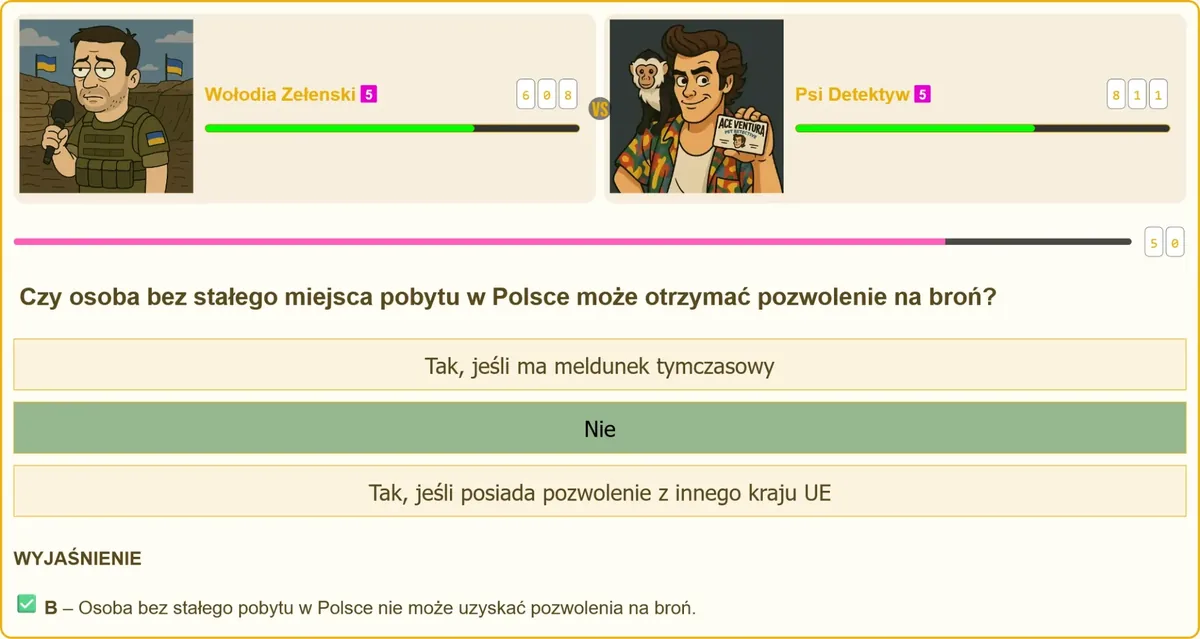 Warunek stałego miejsca pobytu przy wydawaniu pozwolenia na broń