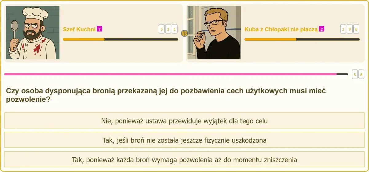 Broń przekazana do zniszczenia a obowiązek posiadania pozwolenia
