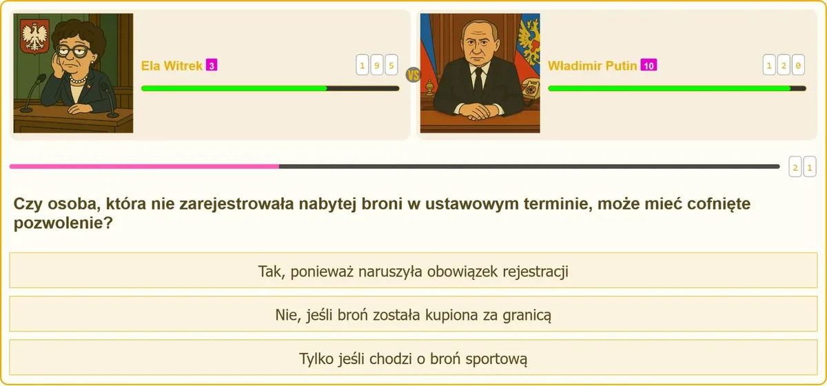 Niezarejestrowanie broni a cofnięcie pozwolenia na broń