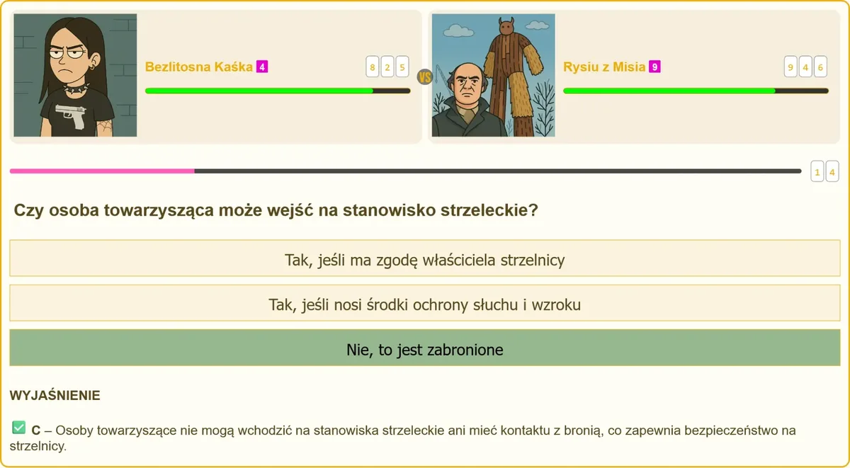 Zasady bezpieczeństwa na stanowisku strzeleckim