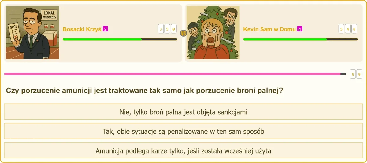 Porzucenie broni i amunicji – ta sama odpowiedzialność karna