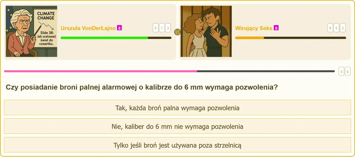 Broń alarmowa o kalibrze do 6 mm zwolniona z pozwolenia