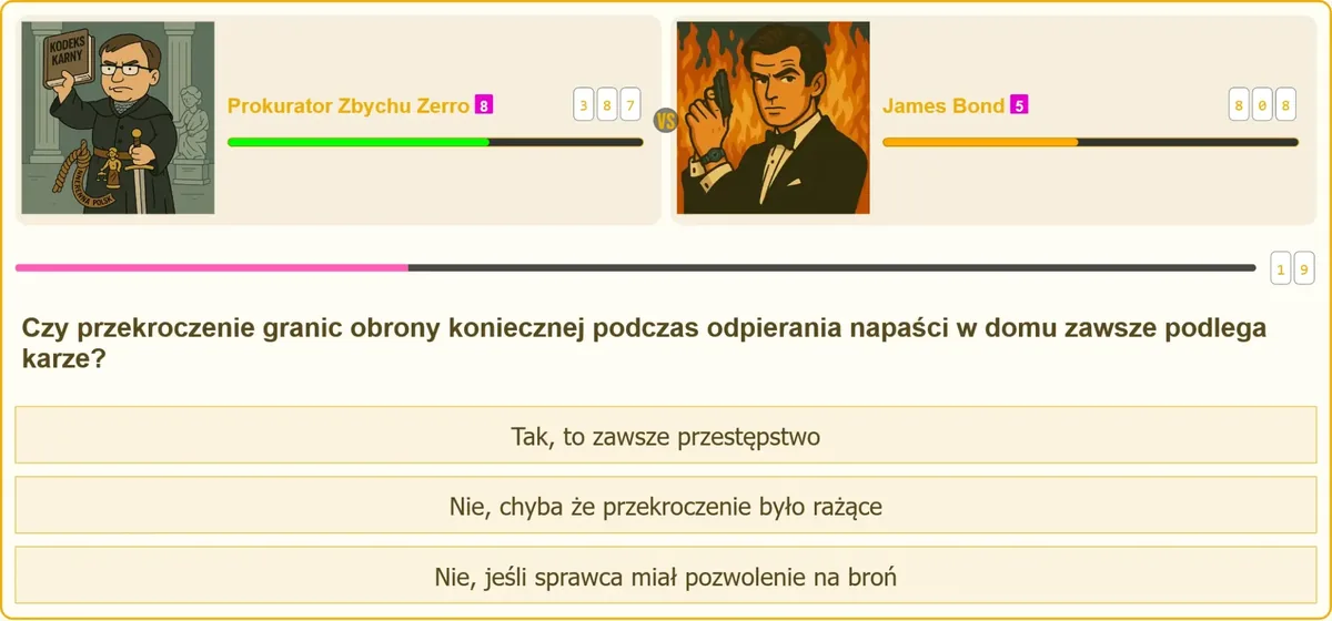 Obrona konieczna podczas odpierania włamania do domu