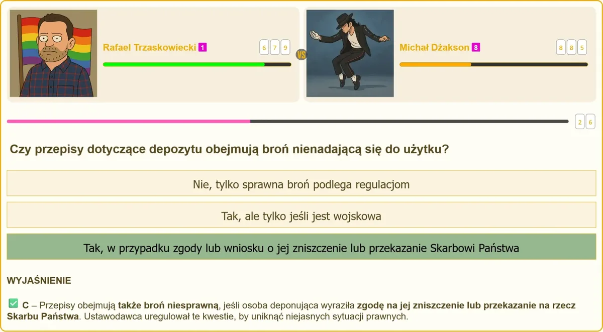 Depozyt broni niesprawnej – przepisy na egzaminie na patent strzelecki