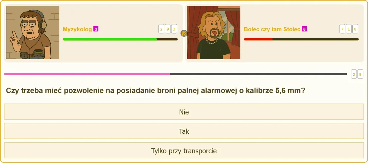 Broń alarmowa o kalibrze 5,6 mm bez obowiązku pozwolenia