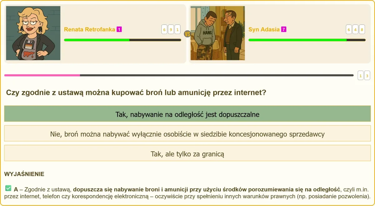Zakup broni przez internet zgodnie z ustawą o broni i amunicji