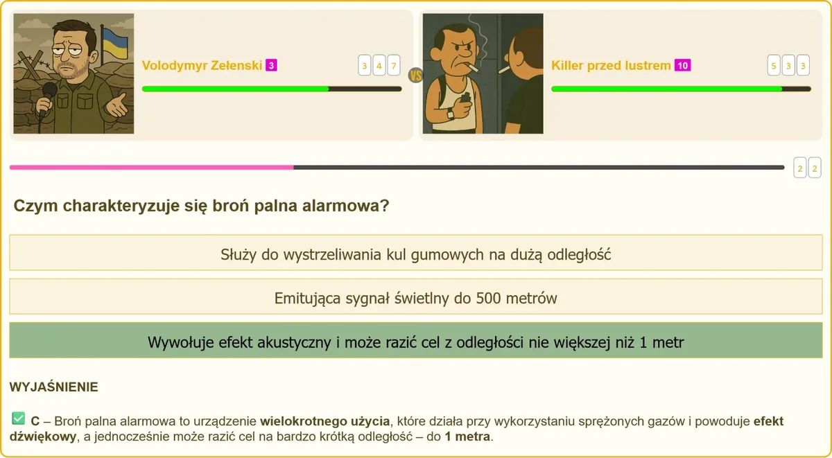 Broń palna alarmowa – definicja ustawowa na egzaminie na patent strzelecki