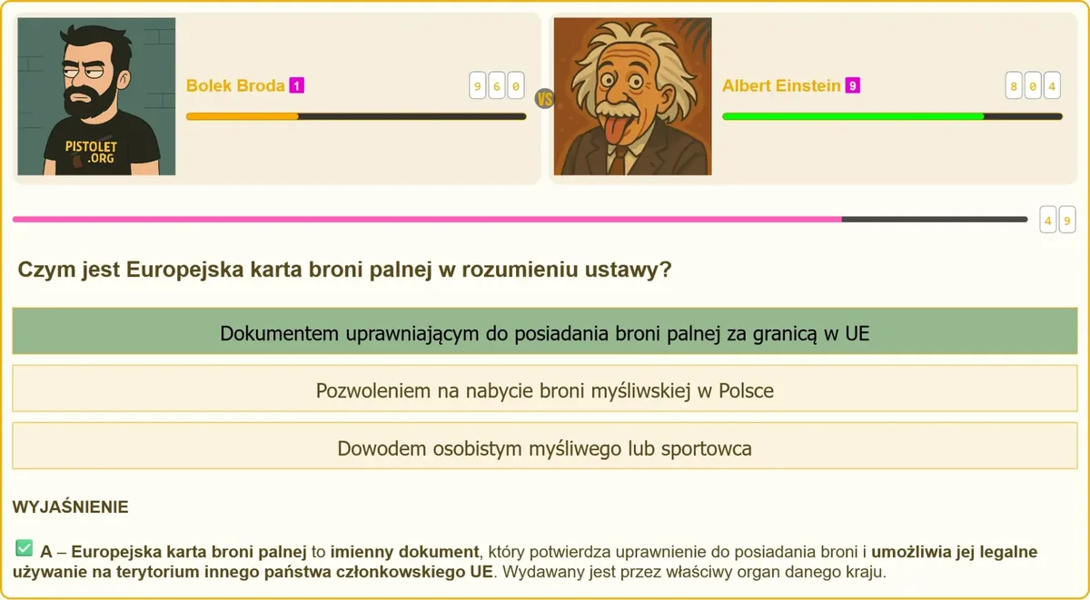 Procedura wydawania Europejskiej karty broni palnej