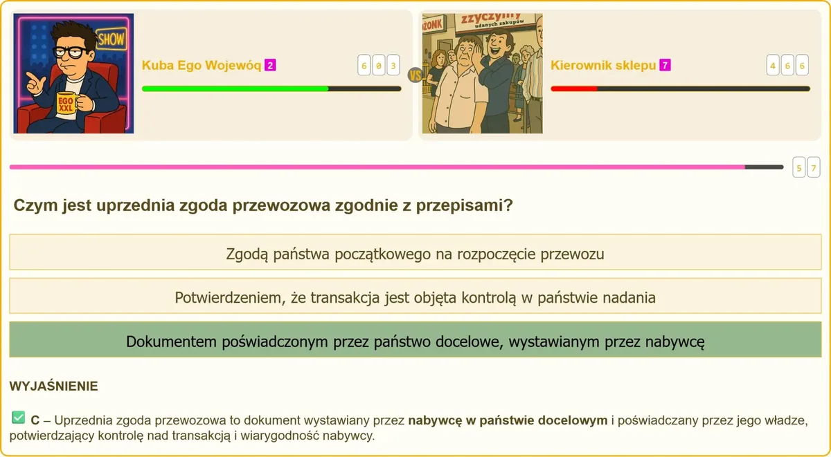 Definicja uprzedniej zgody przewozowej w ustawie o broni i amunicji