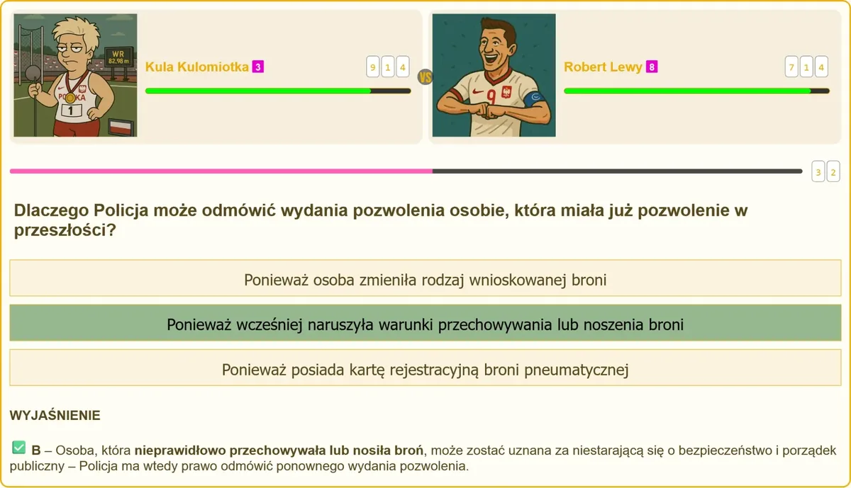 Egzamin na patent strzelecki – pytania testowe