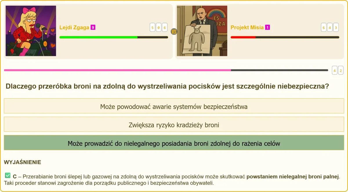 Przeróbka broni ślepej na zdolną do wystrzeliwania pocisków
