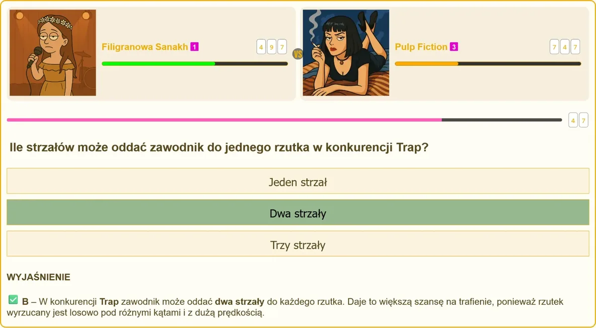Stanowisko strzeleckie w konkurencji Trap
