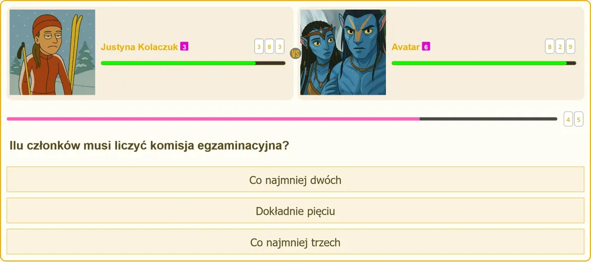 Komisja egzaminacyjna oceniająca kandydata na patent strzelecki
