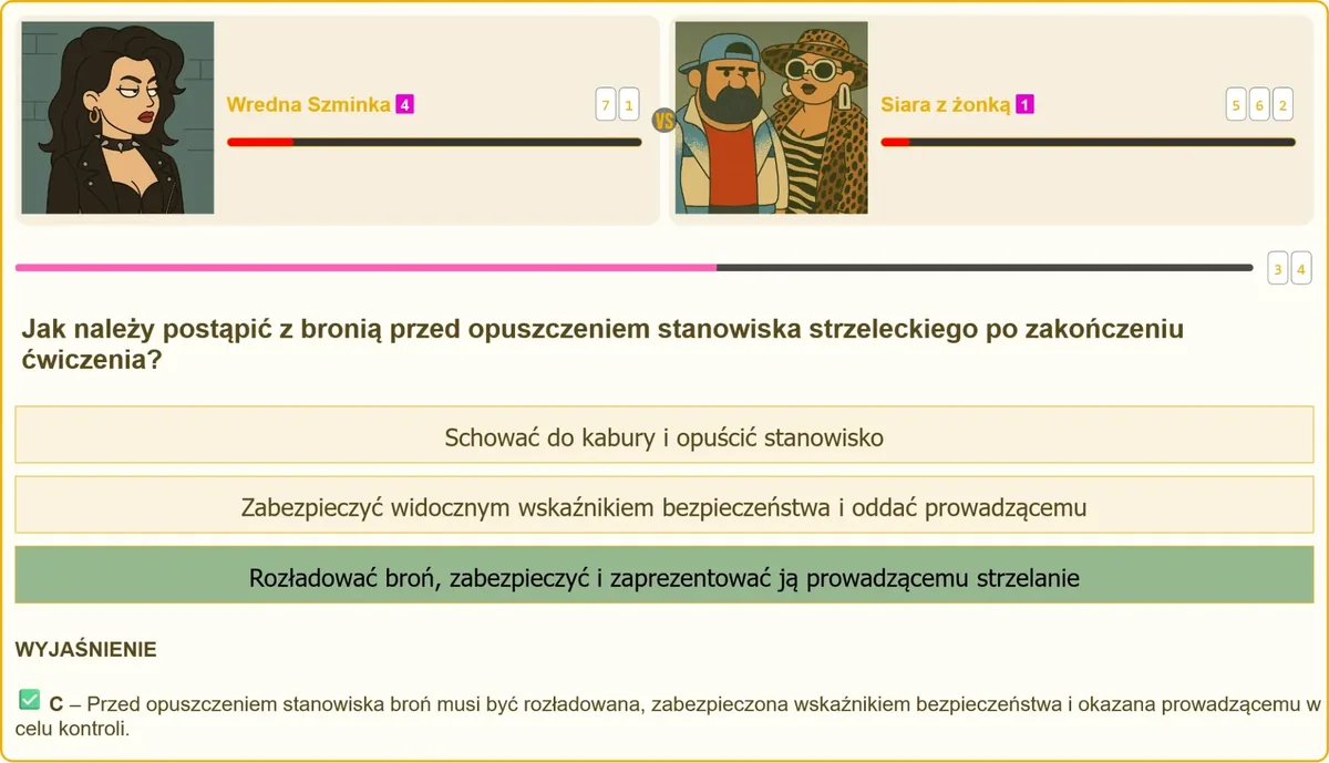 Poprawne postępowanie z bronią na strzelnicy