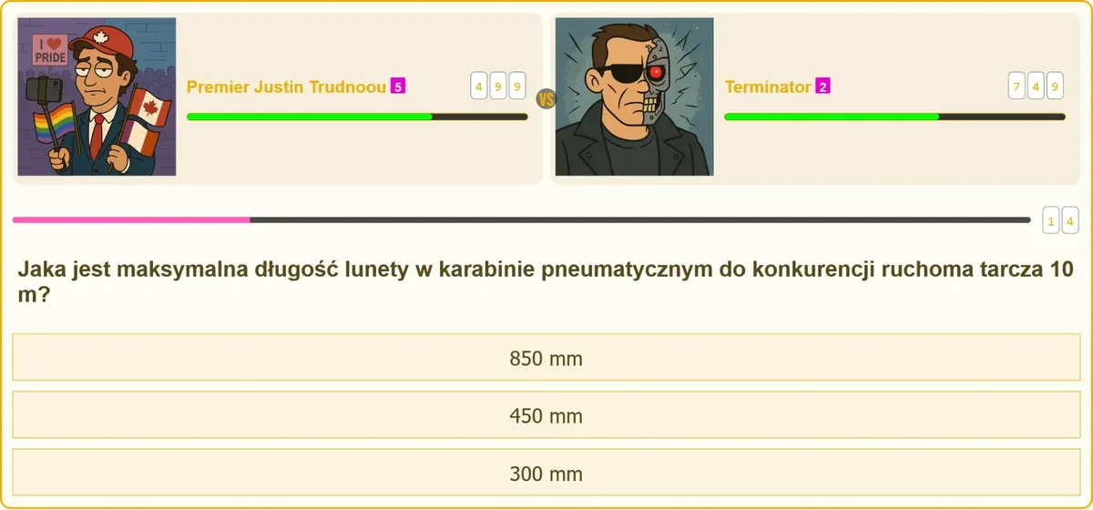 Zawodnik celujący z karabinu pneumatycznego na strzelnicy